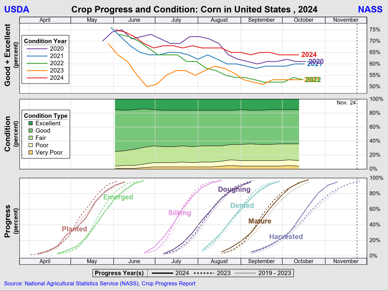 Crop Progress 2024 Corn