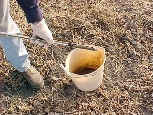 Use extra caution reading soil testing results after drier-than-normal conditions. Photo credit: Iowa State University.